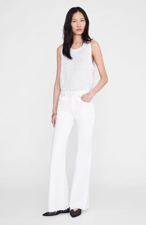 Anine Bing Wyatt Jean in White at Nordstrom, Size 25
