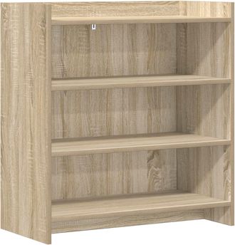 vidaXL Aparador Roble Sonoma 75 X 36 X 80 Cm Madera De Ingenier&iacute;a Vidaxl