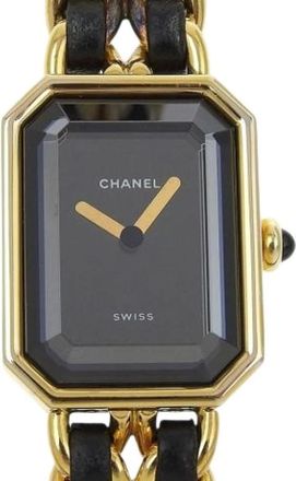 Chanel Pre-owned Glass watches - Dames - Vintage Horloges - Zwart - ONE Size - Vintage