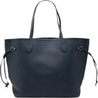 Louis Vuitton Pre-owned Tote Bags, female, Blue, Size: ONE SIZE Pre-owned Neverfull MM