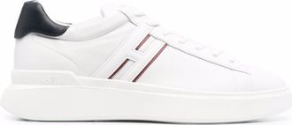 Hogan White H580 Leather Sneakers