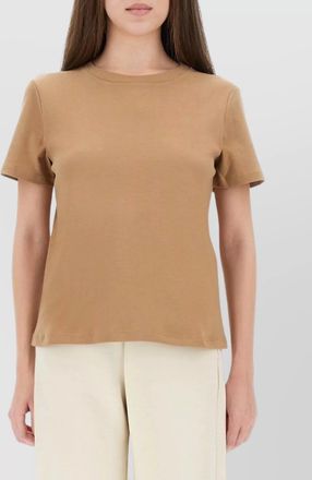 Max Mara crew neck short sleeve straight hem t-shirt