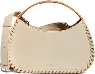 BCBGeneration Wicker Whipstitch Tote Bag in Natural/Soft Alabaster at Nordstrom Rack