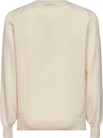 Brunello Cucinelli Mens Crewneck Cashmere Sweater Butter Beige