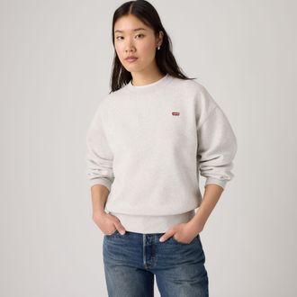 Levi's Everyday Crewneck Sweatshirt - Womens - XL - Grey