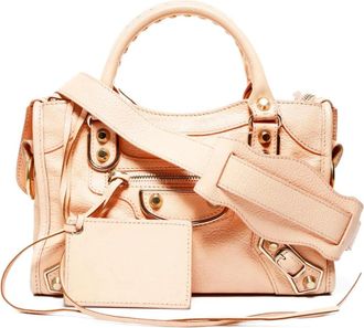 Balenciaga 2010-2020s mini City two-way braided-handle tote bag - Neutrals