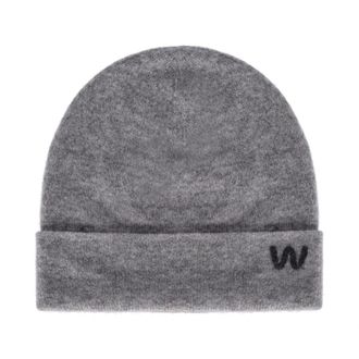 Max Mara Caimanone Beanie - Dames - Hoeden - Grijs - ONE Size - Kasjmier - Accessoires