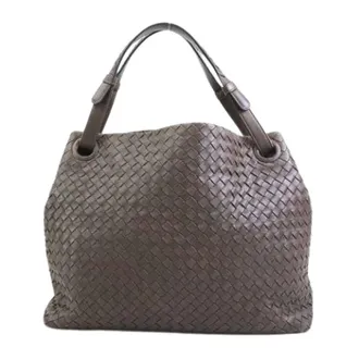 Bottega Veneta Pre-owned Handbags, female, Brown, Size: ONE SIZE Pre-owned Vintage Fabric Handbag