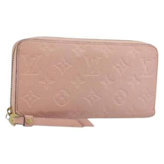 Louis Vuitton Pre-owned Wallets, female, Pink, Size: ONE SIZE Pre-owned Zippy Wallet