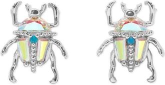 Girls Crew Beetle Stud Earrings in Silver Multi at Nordstrom