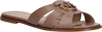 Pinko Milly 04 Slipper - Dames - Sandalen - Bruin - 36 EU - Leer - Schoenen