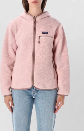Patagonia recycled fleece hooded zip jacket