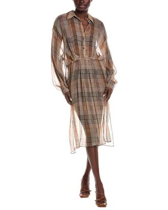 Brunello Cucinelli Silk Shirtdress