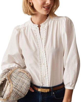 J.McLaughlin J. McLaughlin Josette Silk-Blend Blouse