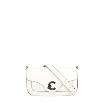 Coccinelle C-Me Kalfsleren Schoudertas - Dames - Schoudertassen - Wit - ONE Size - Leer - Tassen