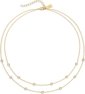 Electric Picks Double Strand Necklace in Gold at Nordstrom
