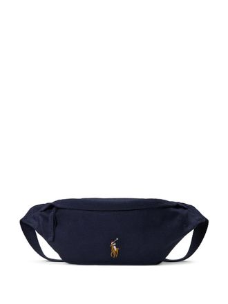 Polo Ralph Lauren logo belt bag - men - Cotton/Polyester - OS - Blue