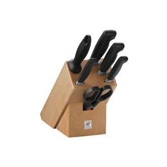 Zwilling Four Star - Bloque Madera Para 6 Piezas, Serie Four Star - Zwilling