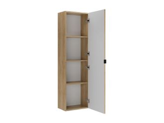 Vente-Unique Columna de ba&ntilde;o suspendida - Color natural claro - Alt. 140 cm - FILOR