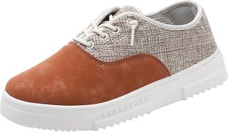 Generic Stylish Autumn Slip On Casual Sports Footwear for Women and Men with Comfortable Soft Sole Design (Brown, 4.5)