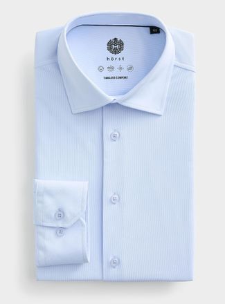 Hörst Mens Solid ultra-stretch shirt Slim fit