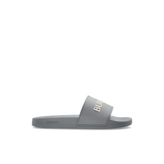 Burberry Sliders, male, Gray, Size: 12 US Furley Slides
