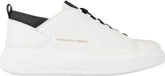 Alexander Smith Wembley Sneakers - Heren - Sneakers - Wit - 44 EU - Leer - Schoenen