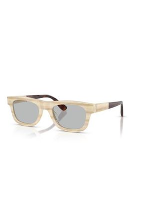 Brunello Cucinelli 53mm Rectangle optical glasses in Beige at Nordstrom