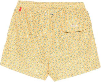 Kiton Mens Patterned Swim Shorts Ss26 M