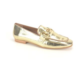 Jhay Jhay, Schoenen, Dames, Geel, 38 EU, Gedrukte College Platte Schoenen