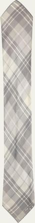 Ralph Lauren Purple Label Mens Cotton Plaid Neckerchief