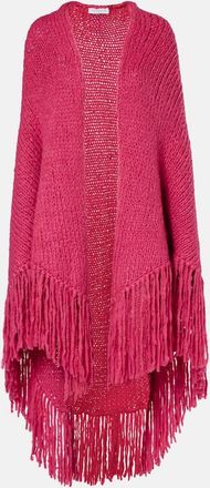 Gabriela Hearst Scialle Lauren in cashmere con frange