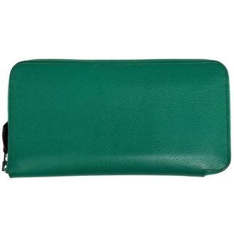 Herm&egrave;s Green Leather (Pre-Owned)