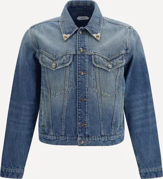 Versace Stonewashed denim Jacket Male 48