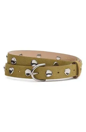 Rag & Bone Brynn Suede Belt in Fennel Suede at Nordstrom Rack, Size Medium