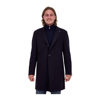 Tagliatore Colorado Coat - Heren - Mantel - Blauw - 2XL - Wol - Jassen