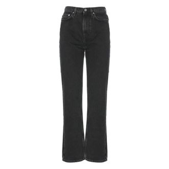 Loulou Studio Straight Jeans, female, Black, Size: W26 Jude Jeans
