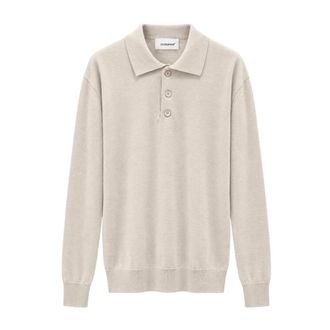 Costumein Tops, Heren, Beige, M, Wol, Pablo Polo