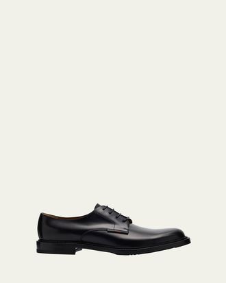 Gucci Mens William Leather Derby Shoes