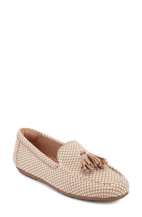 Easy Spirit Joandra Driving Loafer in Ivory/Camel at Nordstrom, Size 5.5