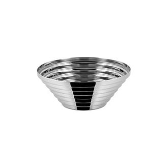 Alessi Basket Archivio - Silver - Polished stainless steel - Designer Giulio Confalonieri