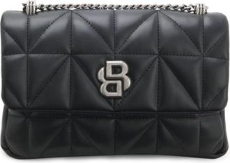 BOSS Quilted shoulder bag with Double B monogram