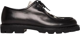 Scarosso Damiano Derby Shoe - Heren - Veterschoenen - Zwart - 40 1/2 EU - Leer - Schoenen