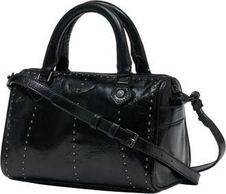 Zadig&Voltaire Womens Top Handle Bag Black Calfskin