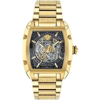 Versace Dominus Bracelet Watch, 42mm in Ip Yellow Gold at Nordstrom
