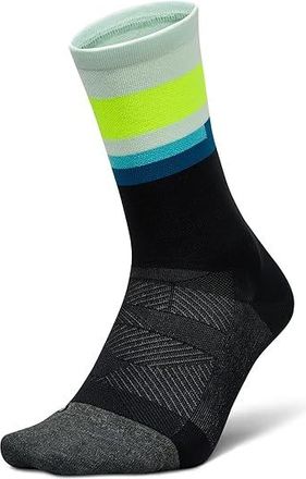 Feetures Elite Ultra Light Mini Crew Crew Cut Socks Shoes Bayside Black : MD (US Mens Shoe 6-8.5 - Womens Shoe 7-9.5), Spandex/Nylon