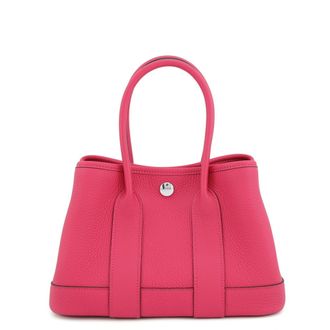 Herm&egrave;s Pink Negonda Leather Handbag Tote Bag (Pre-Owned)