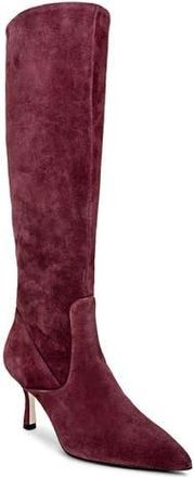 L'agence Marya Knee High Boot in Burgundy Suede at Nordstrom Rack, Size 7.5