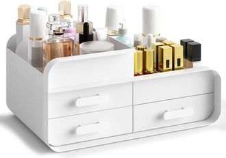 OEM Organizador De Almacenamiento De Maquillaje Para Ba&ntilde;o: Organizador De Almacenamiento De Brochas De Maquillaje Con 3 Cajones, Caj&oacute;n De Almacenamiento D