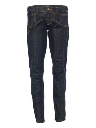 Dolce & Gabbana 2023 decorative-stitching jeans - Blue
